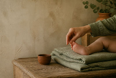 Massage bébé : technique, bienfaits et guide pas-à-pas