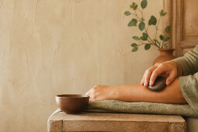 Illustration de l'article : Massage aux pierres chaudes : technique, bienfaits et déroulement
