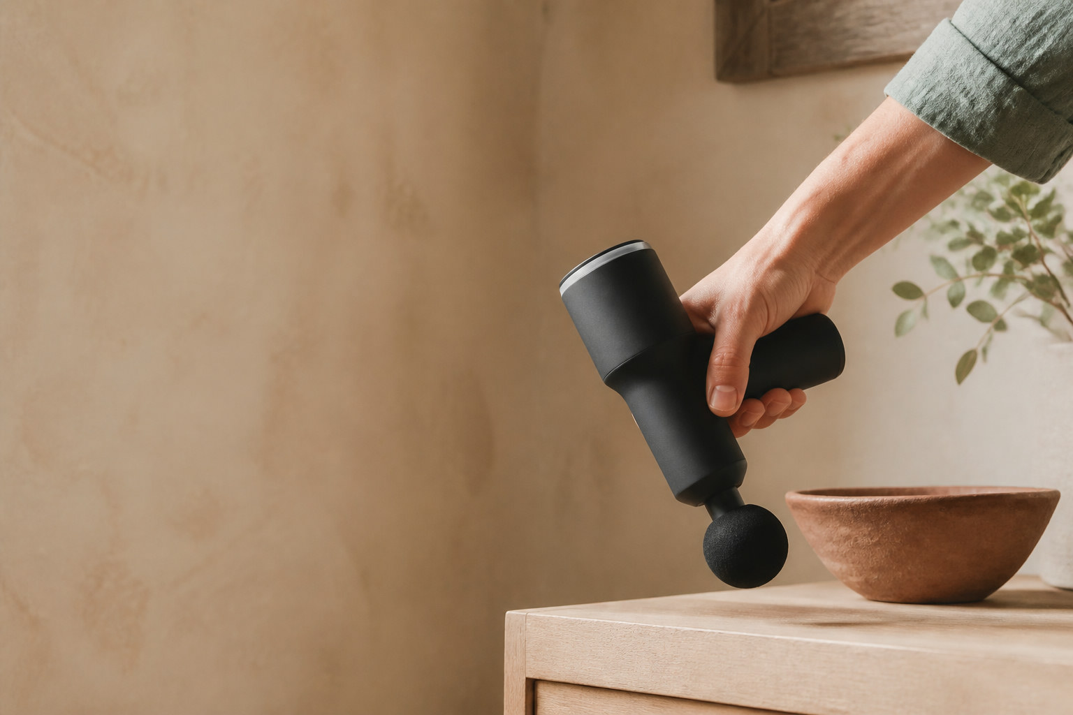 Outils de massage maison : rouleaux, balles et pistolets