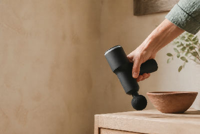 Outils de massage maison : rouleaux, balles et pistolets