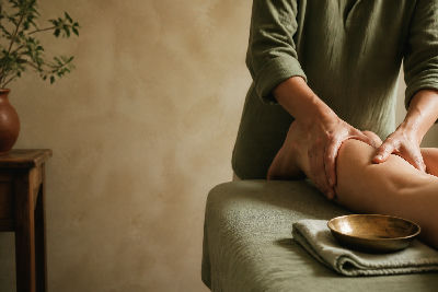 Massage du footballeur : cuisses, chevilles et récupération
