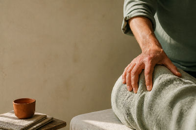 Massage du volleyeur : épaules, genoux et récupération